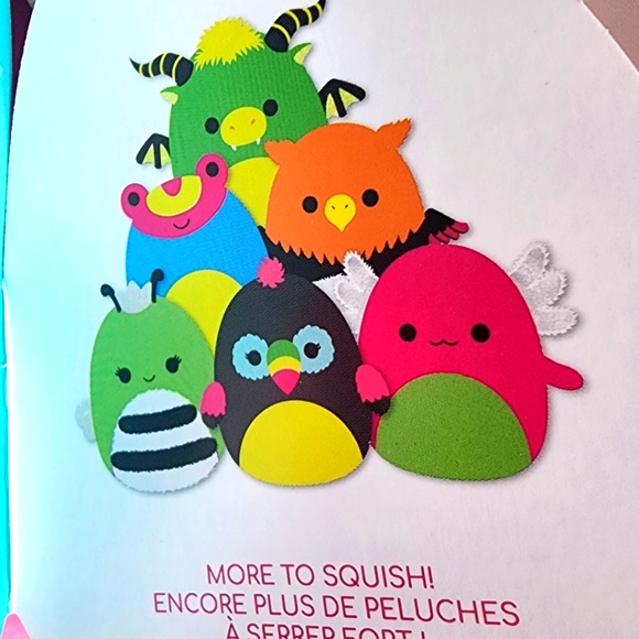 ARCHIE 🦎 Blacklight Hot Pink Axolotl Original Squishmallow by KellyToy NWT - Picture 8 of 8